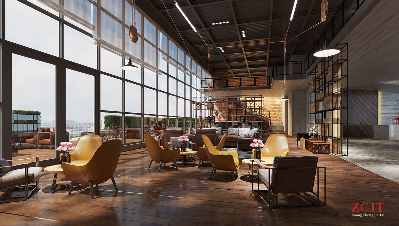 酒店休闲空间、酒店水吧装修公司