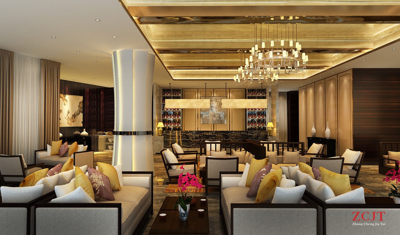 酒店大堂吧设计装修、装修公司