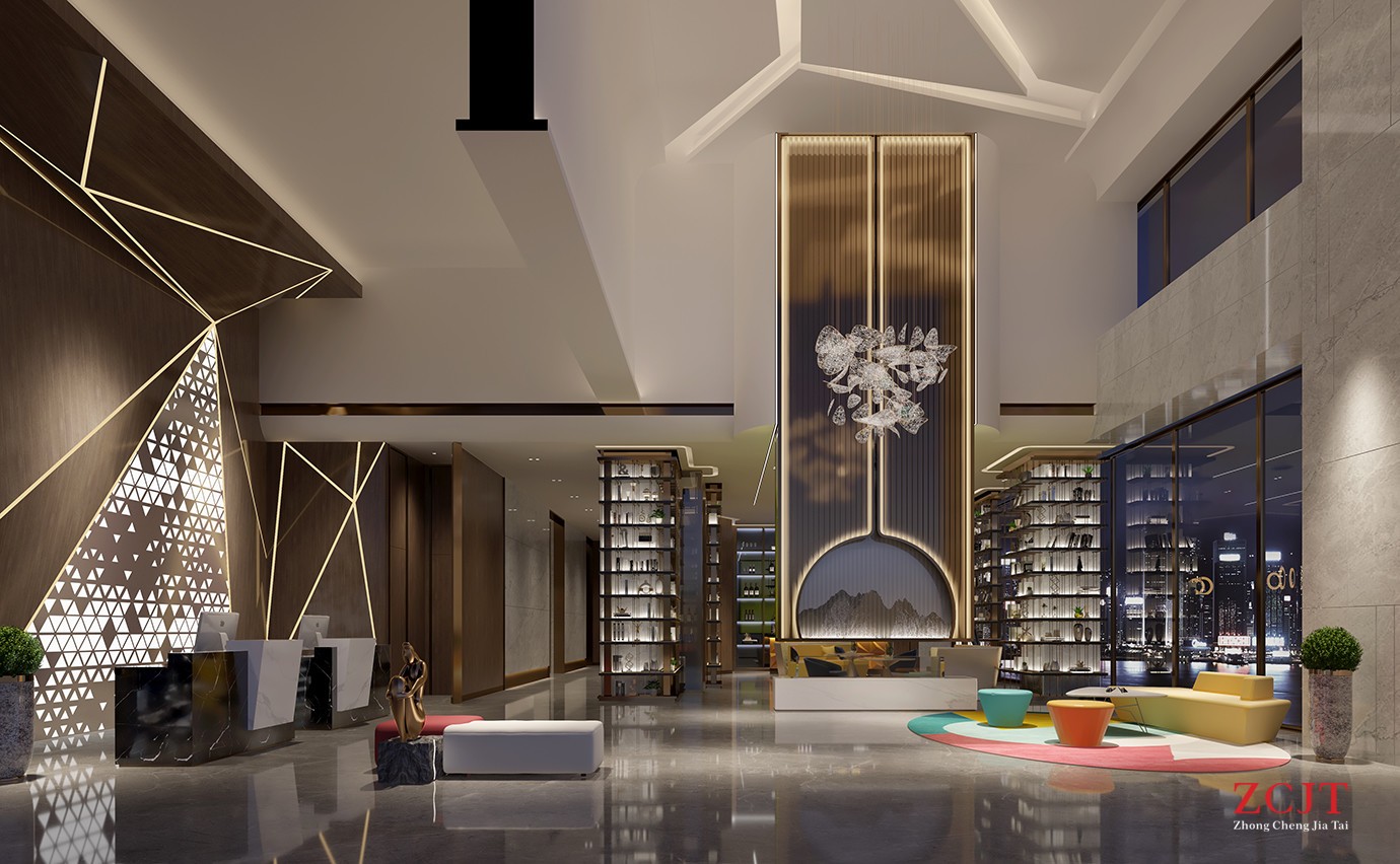 酒店接待大堂装修