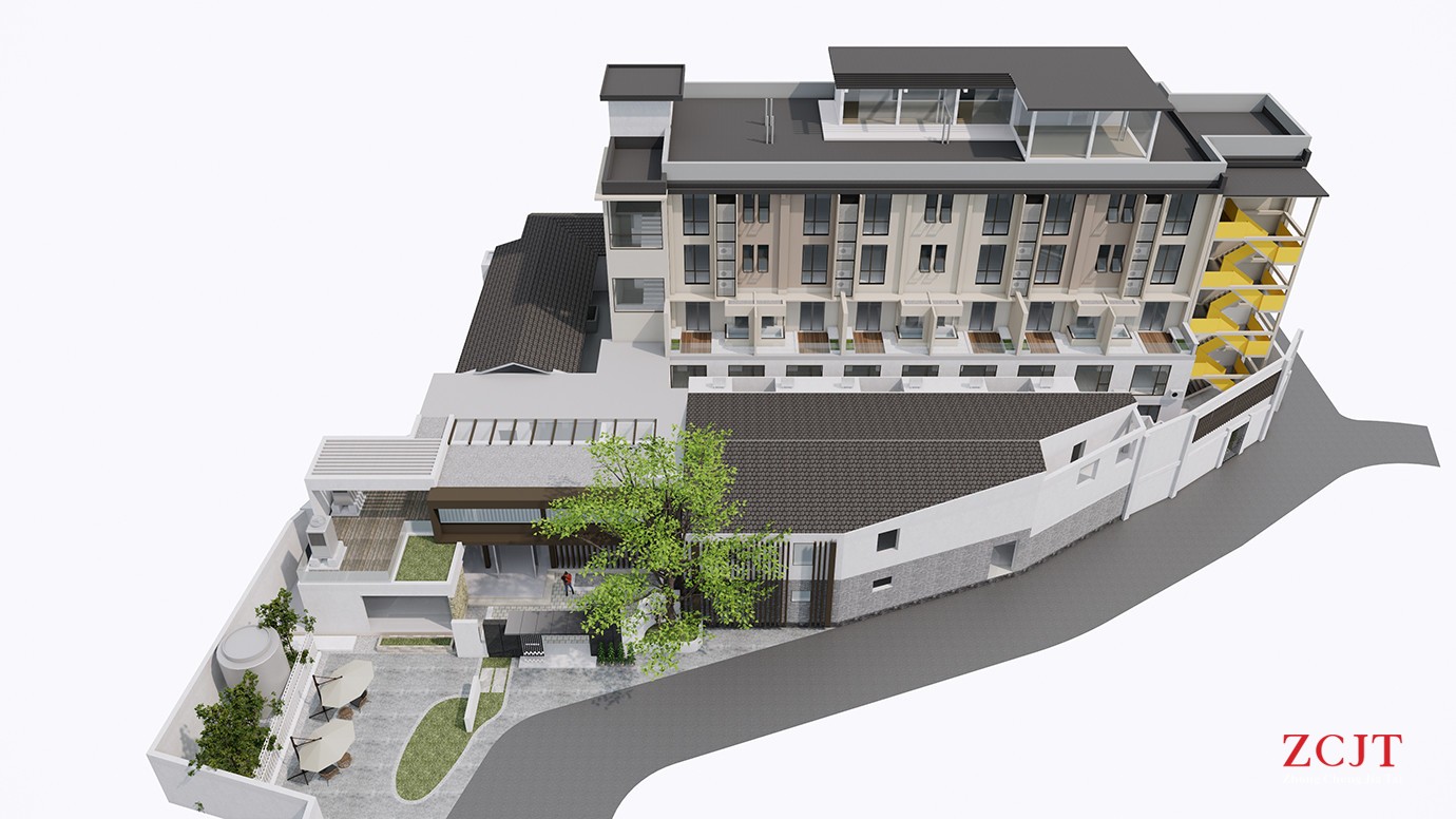 酒店外观正视图