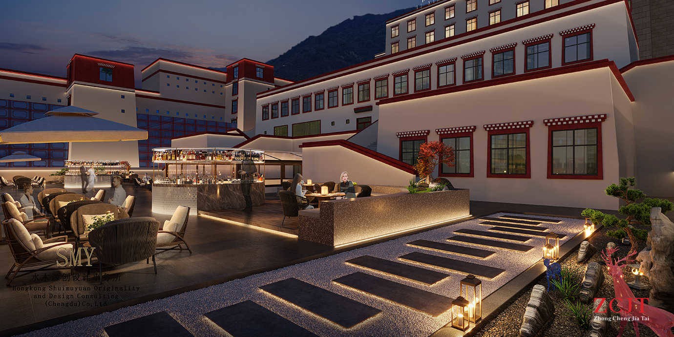 酒店露天餐饮区