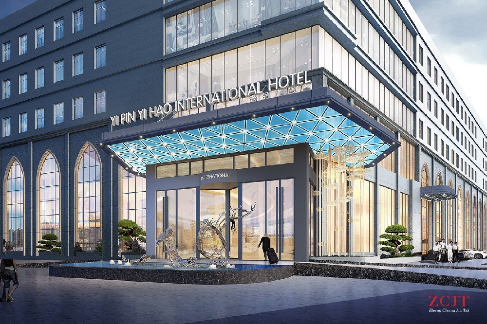 五星级酒店建筑外观、酒店装修设计